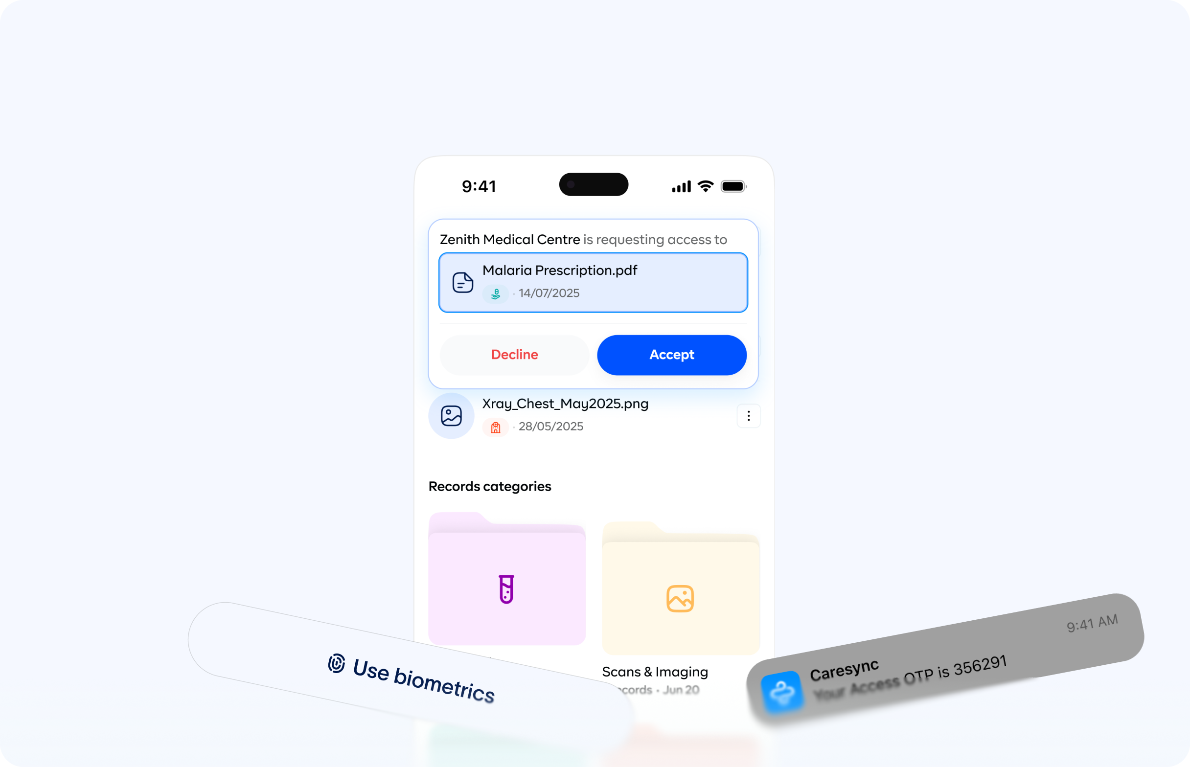 Consent Based Sharing Card